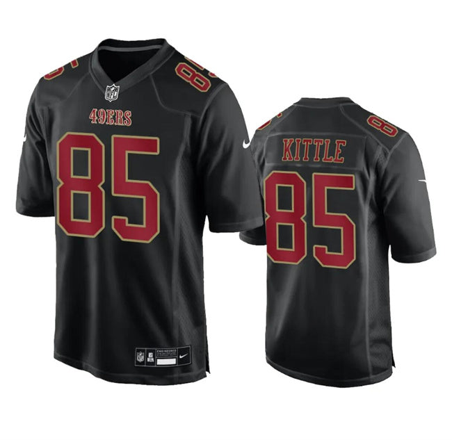 George Kittle San Francisco 49ers black Game jersey