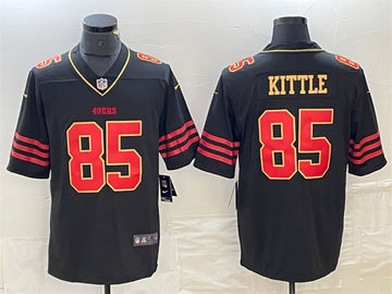 George Kittle San Francisco 49ers black jersey