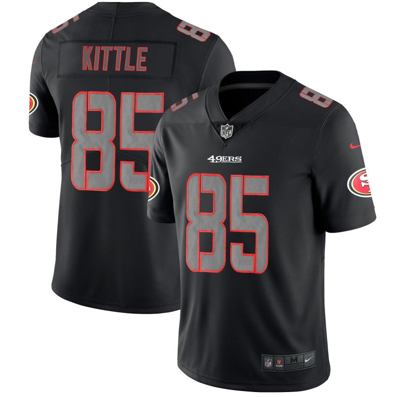 George Kittle San Francisco 49ers black jersey