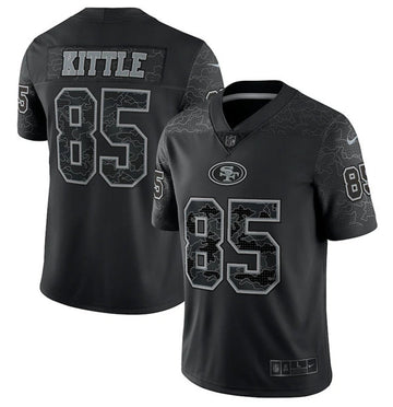 George Kittle San Francisco 49ers black jersey