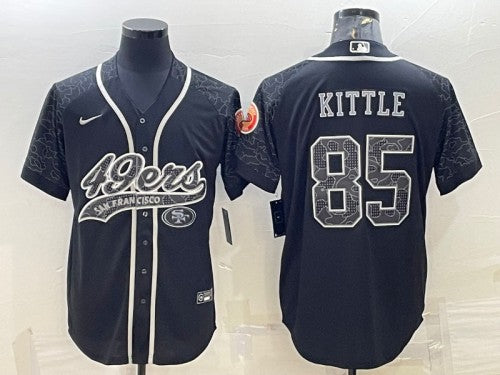 George Kittle San Francisco 49ers black jersey
