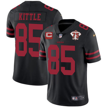 George Kittle San Francisco 49ers black jersey