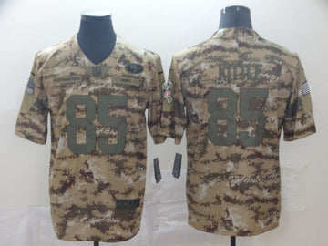 George Kittle San Francisco 49ers camo Salute To Service jersey