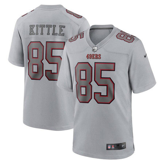 George Kittle San Francisco 49ers gray Game jersey