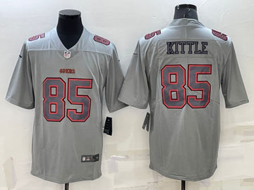 George Kittle San Francisco 49ers gray Fashion jersey