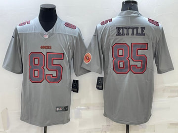 George Kittle San Francisco 49ers gray Fashion jersey