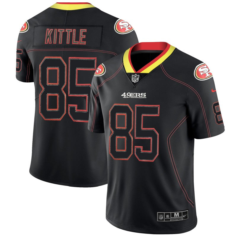 George Kittle San Francisco 49ers black Color Rush jersey
