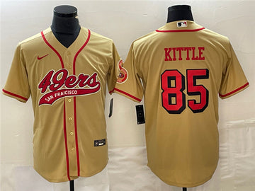 George Kittle New San Francisco 49ers gold jersey