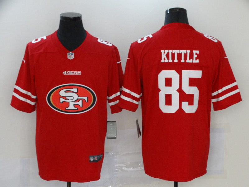 George Kittle San Francisco 49ers red jersey