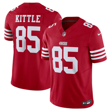 George Kittle San Francisco 49ers red FUSE jersey