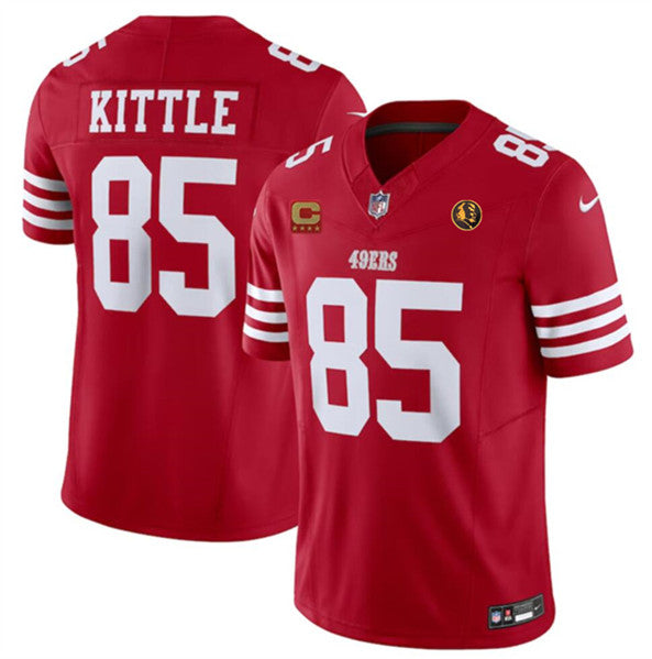 George Kittle San Francisco 49ers red FUSE jersey