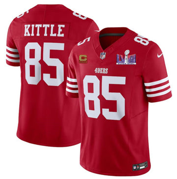 George Kittle San Francisco 49ers red FUSE jersey