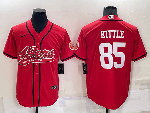 George Kittle San Francisco 49ers red jersey