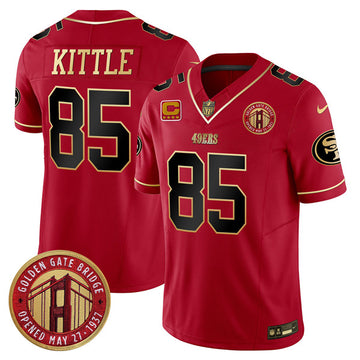 George Kittle San Francisco 49ers red FUSE jersey