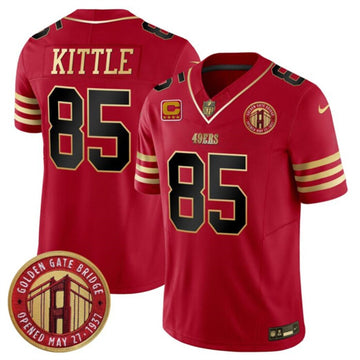 George Kittle San Francisco 49ers red FUSE jersey