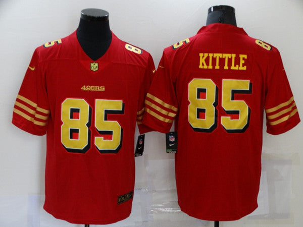 George Kittle San Francisco 49ers red jersey