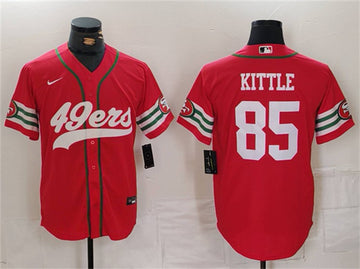 George Kittle San Francisco 49ers red jersey