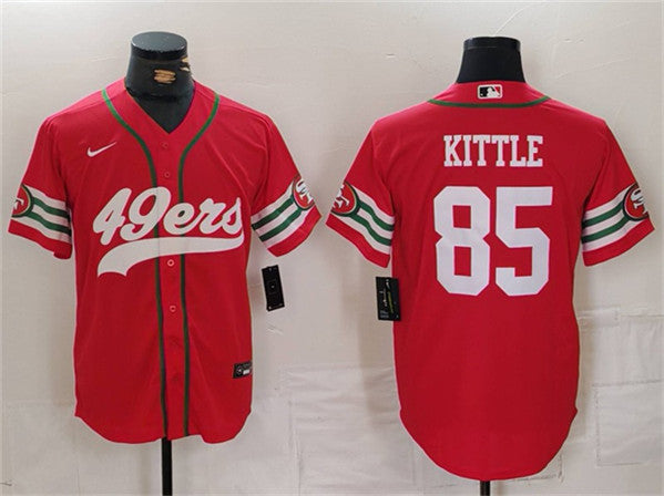 George Kittle San Francisco 49ers red jersey