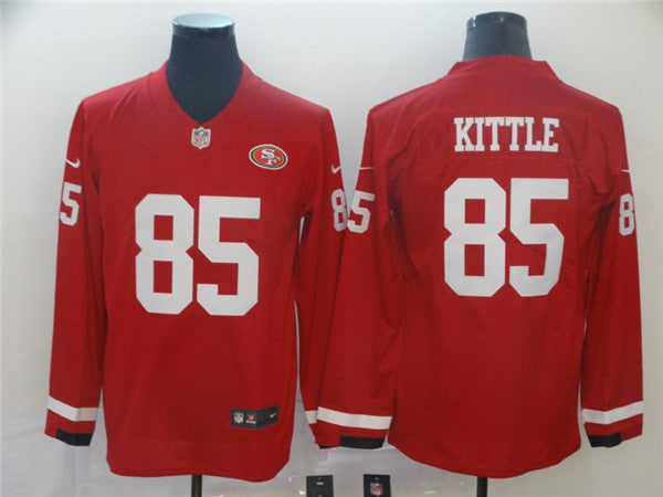 George Kittle San Francisco 49ers scarlet jersey