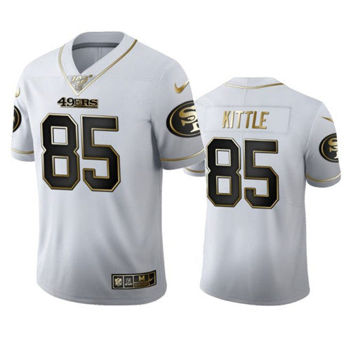 George Kittle San Francisco 49ers white jersey