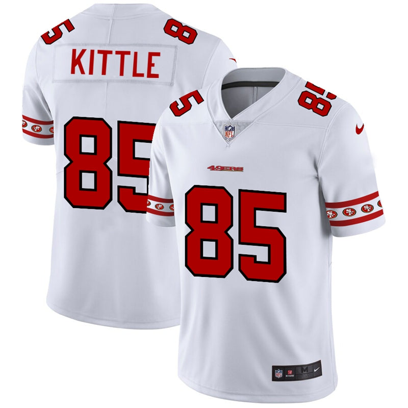 George Kittle San Francisco 49ers white jersey