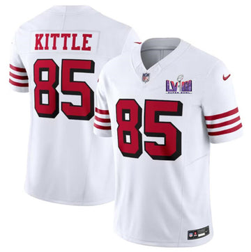 George Kittle San Francisco 49ers white FUSE jersey
