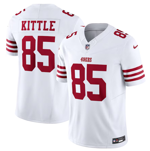 George Kittle San Francisco 49ers white FUSE jersey