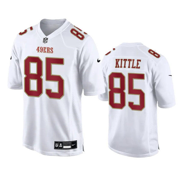 George Kittle San Francisco 49ers white Game jersey