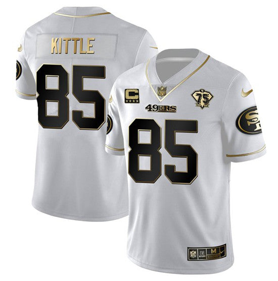 George Kittle San Francisco 49ers white jersey