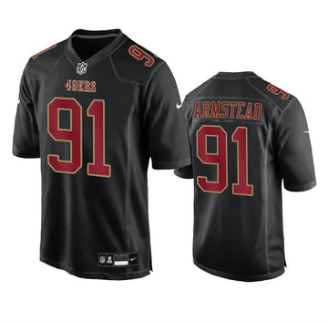 Arik Armstead San Francisco 49ers black Game jersey
