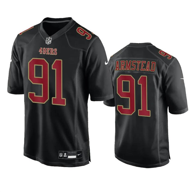 Arik Armstead San Francisco 49ers black Game jersey