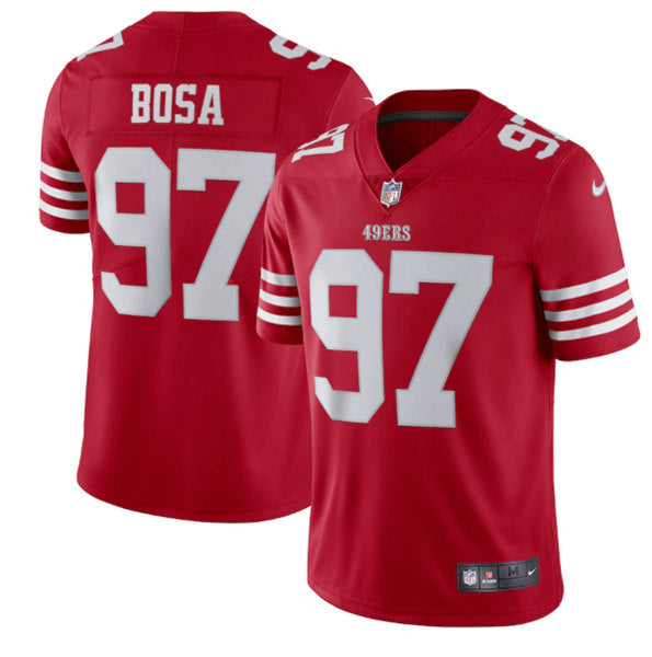Nick Bosa San Francisco 49ers scarlet jersey