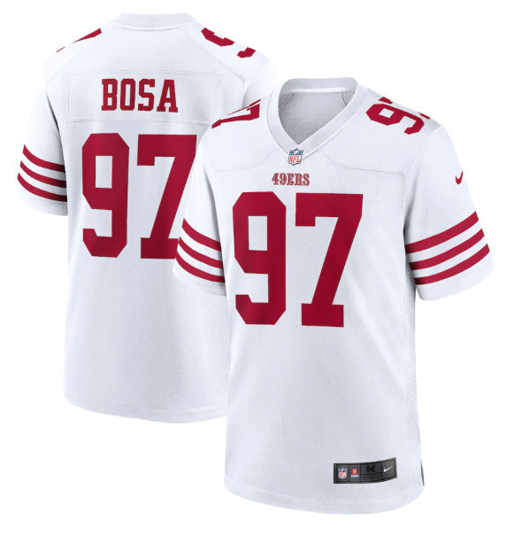 Nick Bosa San Francisco 49ers white Game jersey