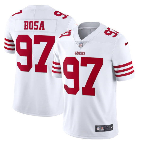 Nick Bosa San Francisco 49ers white jersey