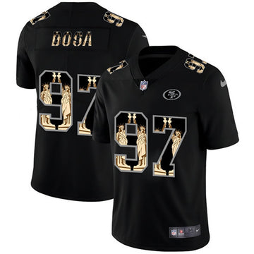 Nick Bosa San Francisco 49ers black jersey