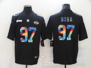 Nick Bosa San Francisco 49ers black jersey