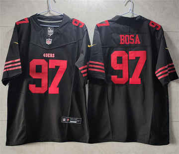 Nick Bosa San Francisco 49ers black FUSE jersey