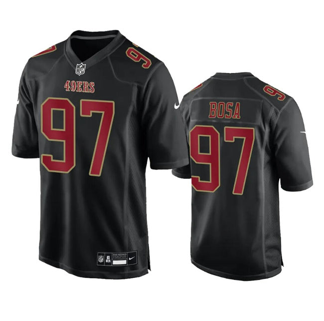 Nick Bosa San Francisco 49ers black Game jersey