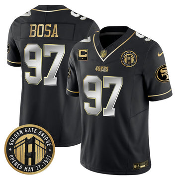 Nick Bosa San Francisco 49ers black FUSE jersey