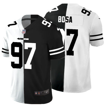 Nick Bosa San Francisco 49ers black Split jersey