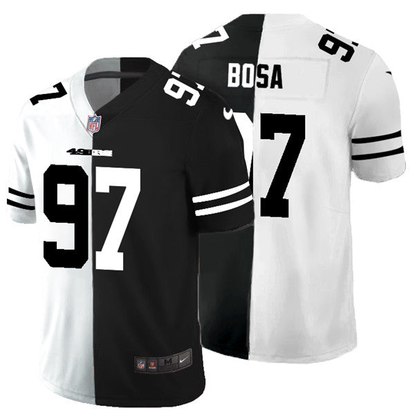 Nick Bosa San Francisco 49ers black Split jersey
