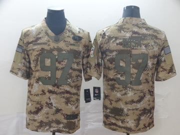 Nick Bosa San Francisco 49ers camo Salute To Service jersey