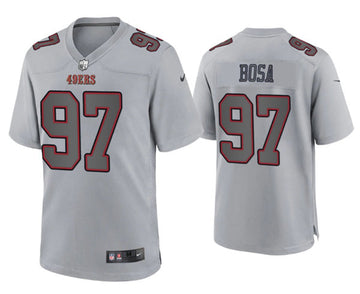 Nick Bosa San Francisco 49ers gray Game jersey