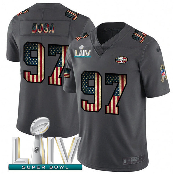 Nick Bosa San Francisco 49ers gray Fashion Static jersey