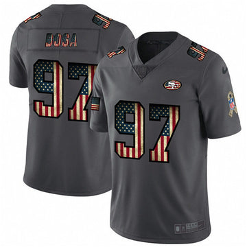 Nick Bosa San Francisco 49ers grey Salute To Service jersey