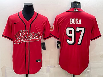 Nick Bosa New San Francisco 49ers red jersey