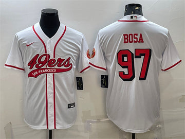 Nick Bosa New San Francisco 49ers white jersey