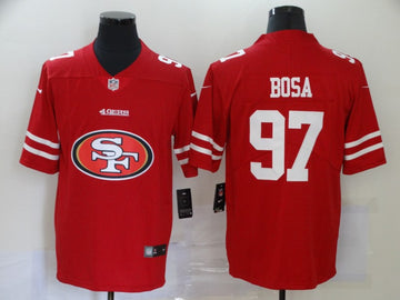 Nick Bosa San Francisco 49ers red jersey