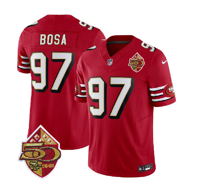 Nick Bosa San Francisco 49ers red FUSE jersey