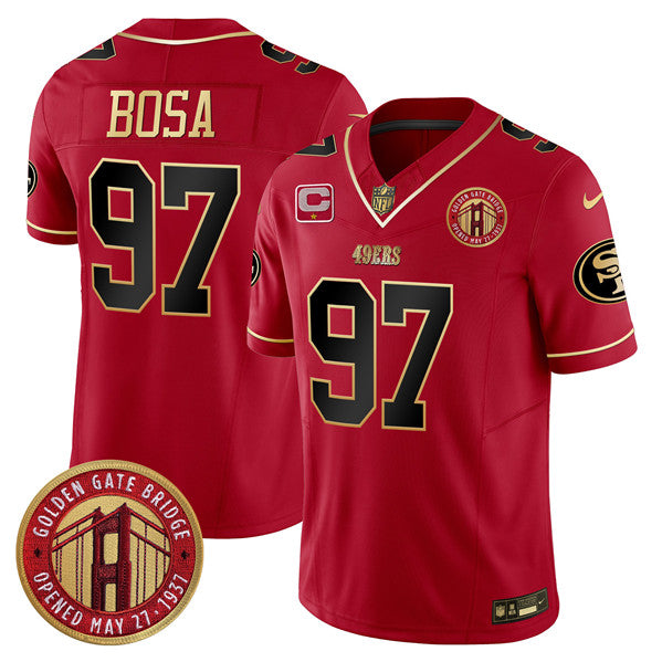 Nick Bosa San Francisco 49ers red FUSE jersey